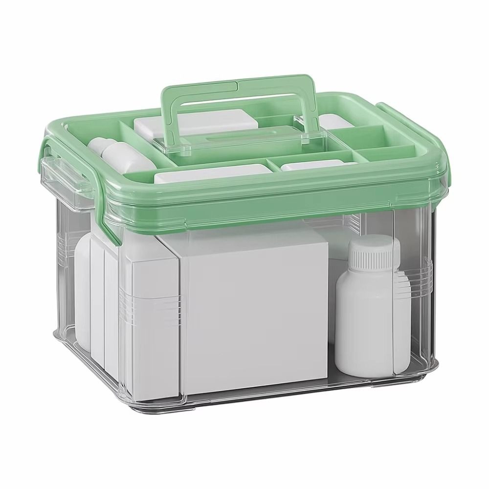 Food Storage Emergency - Durable Double Layers Pill Storage Box