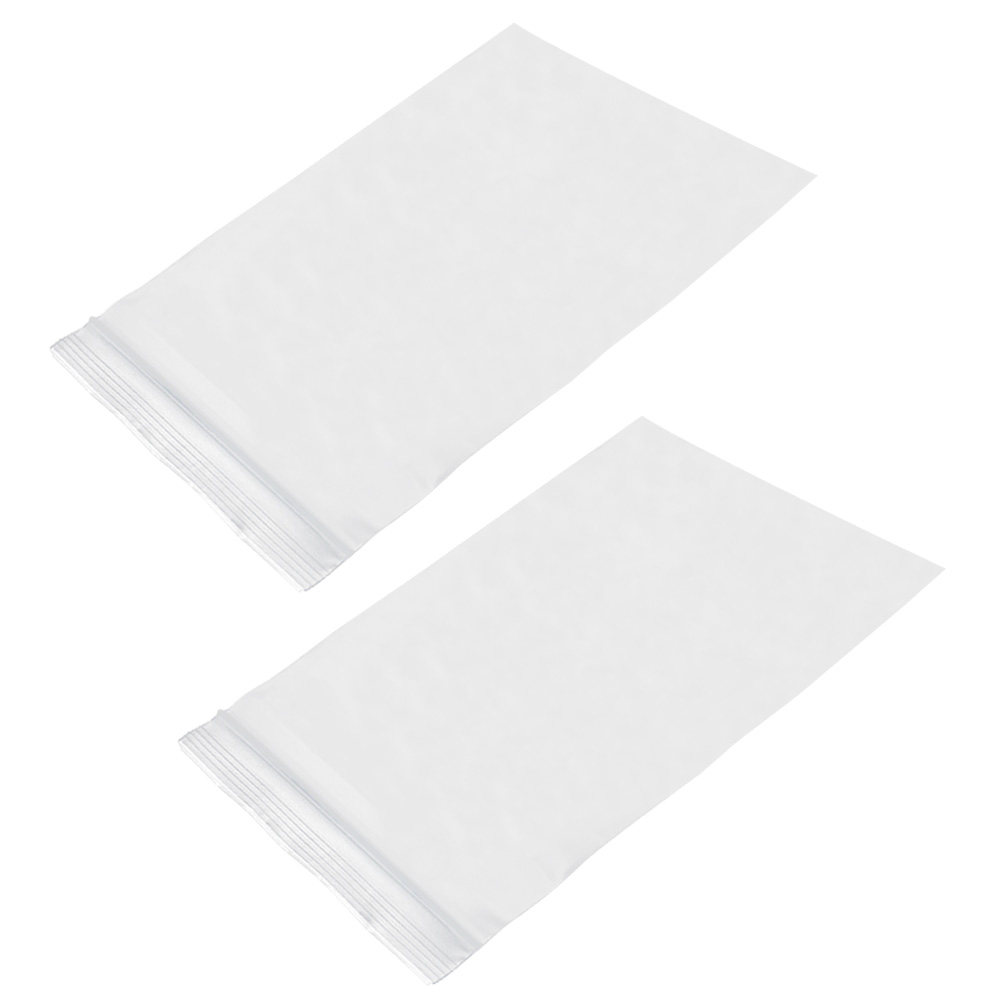 Food Storage Zipper Bags - 100pcs 6X8Cm Thick Clear Reclosable Seal
