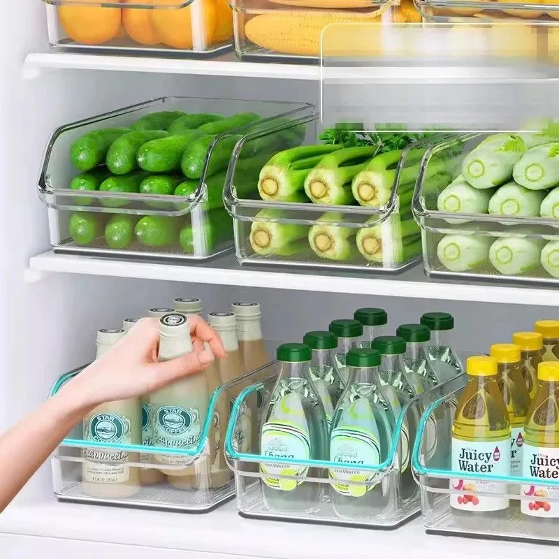 Food Storage In Cabinets - yes1/2pcs Fridge Organizer Refrigerator Organizer Bins