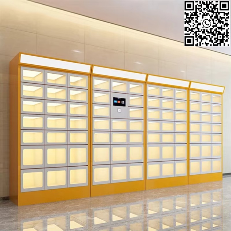 Food Storage In Cabinets - Custom Double Sided Locker Electronic Lock