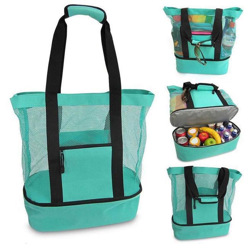 Food Storage In Cooler - Waterproof Large Mesh Beach Cooler Bag