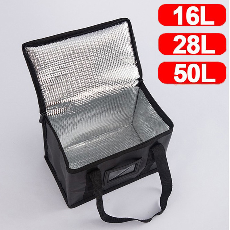 1pc Large Insulated Picnic Bag - Food Storage Zipper Bags 评论和价格