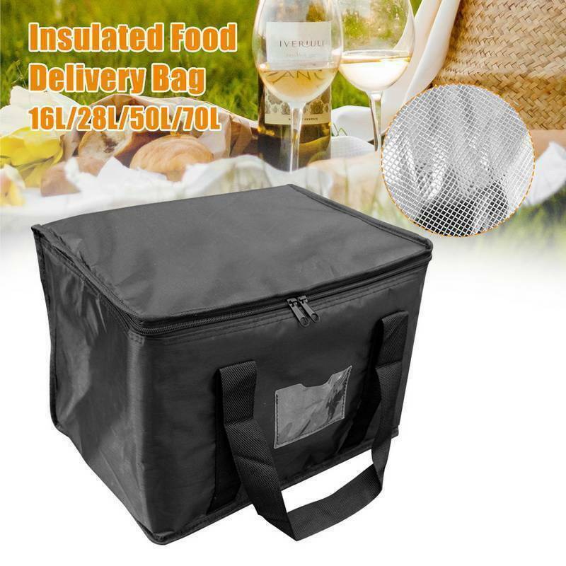 1pc Large Insulated Picnic Bag - Food Storage Zipper Bags 评论和价格