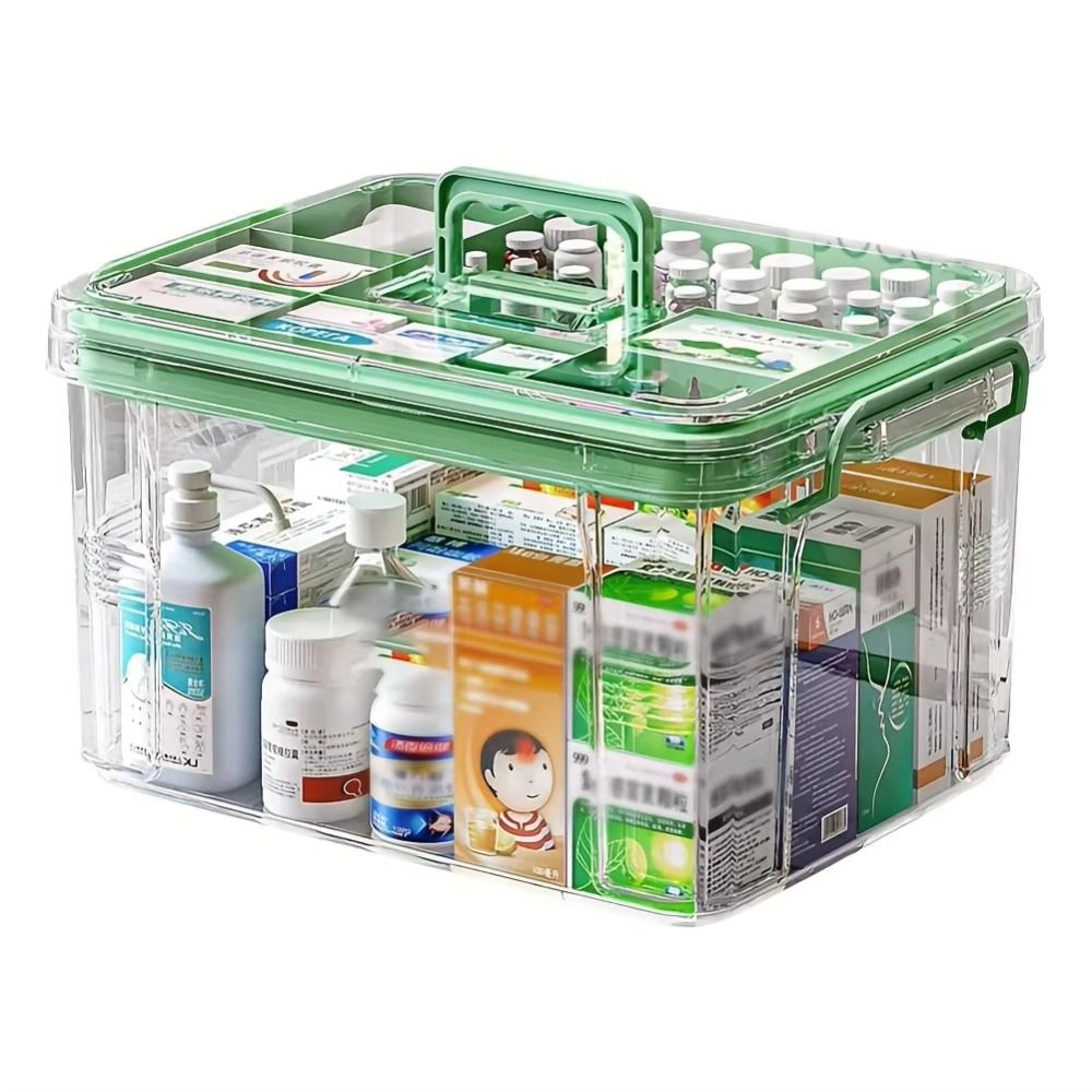 Portable Double Layers Medicin - Food Storage Emergency 评论和价格