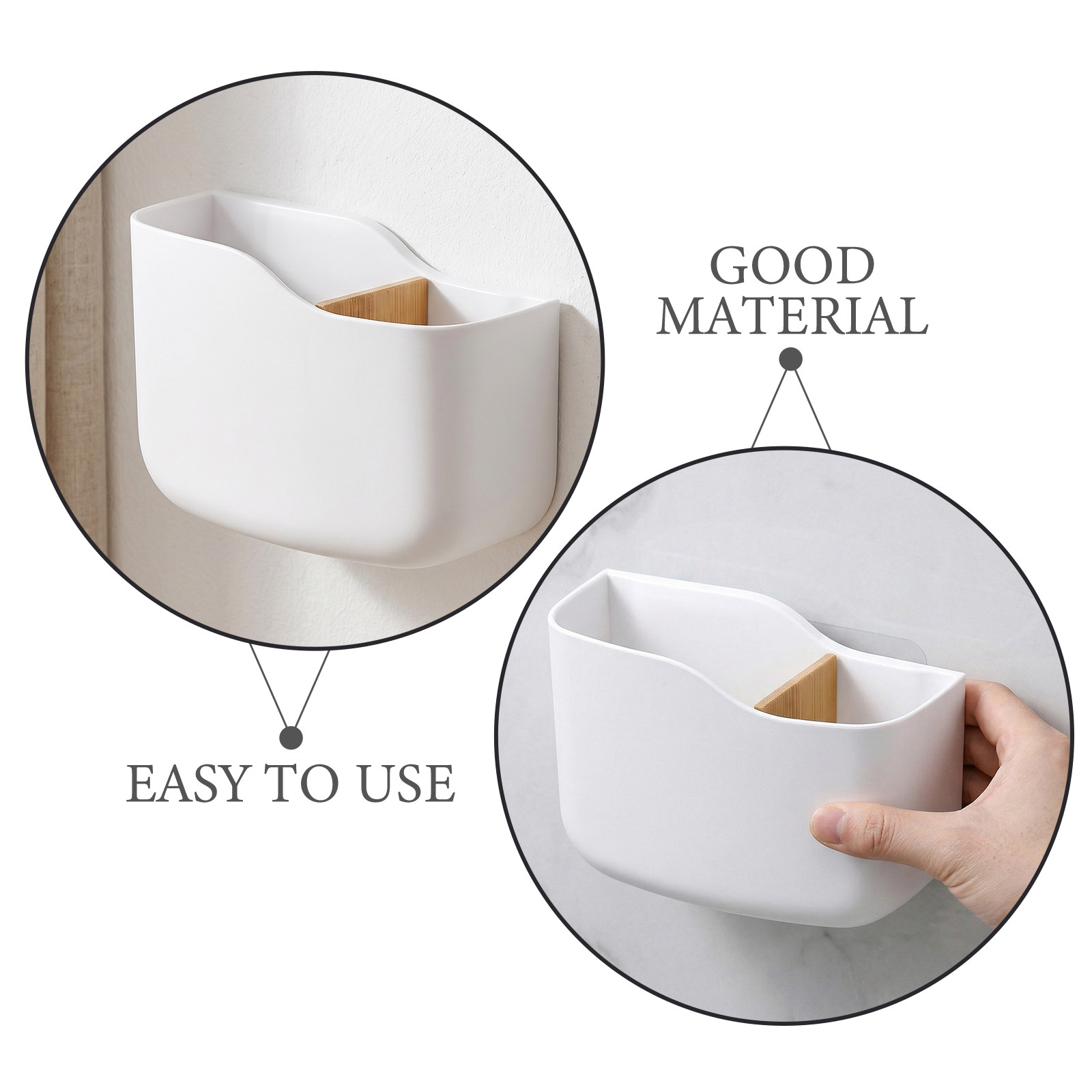 3Pcs Remote Control Holder Wal - Food Storage With Dividers 评论和价格