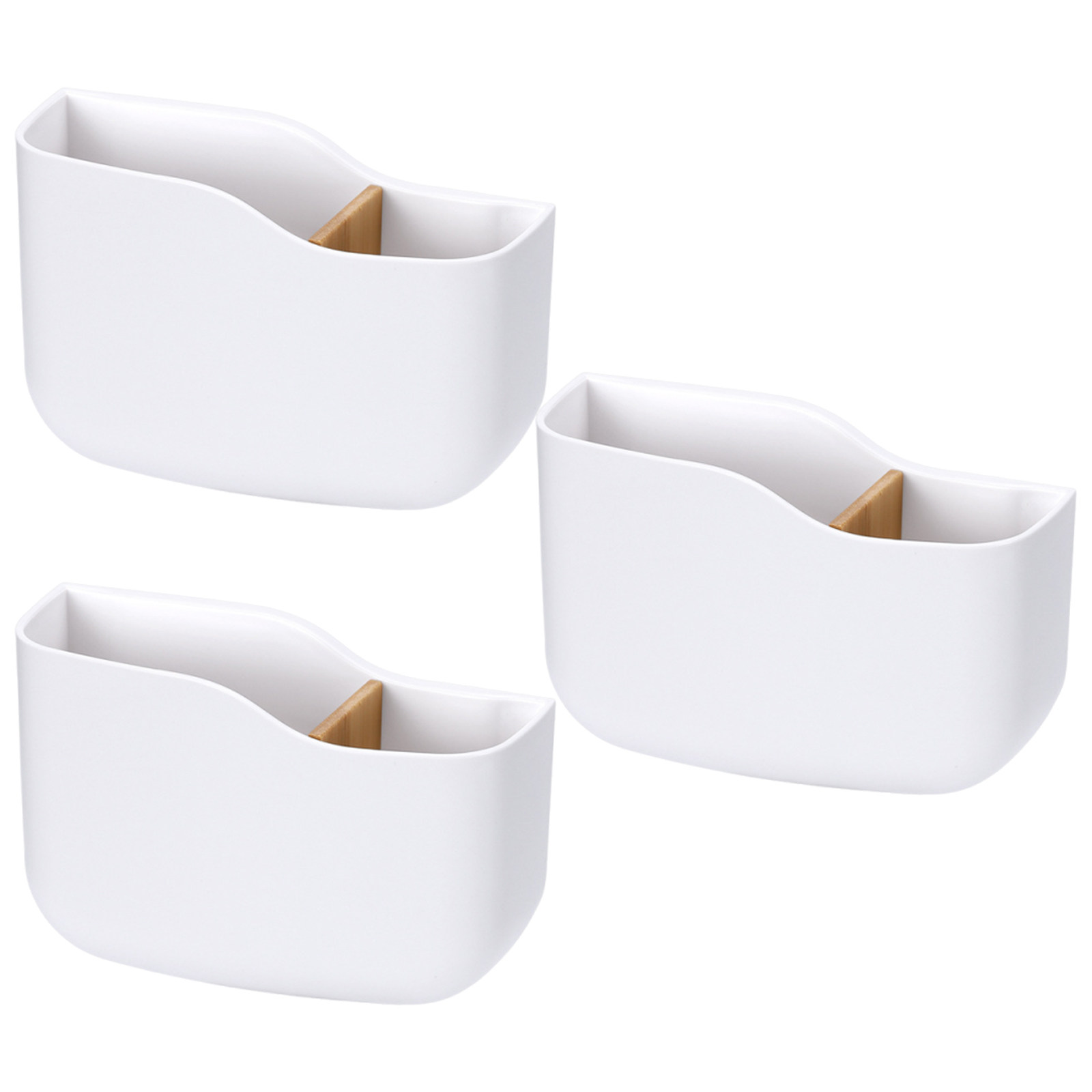 3Pcs Remote Control Holder Wal - Food Storage With Dividers 评论和价格