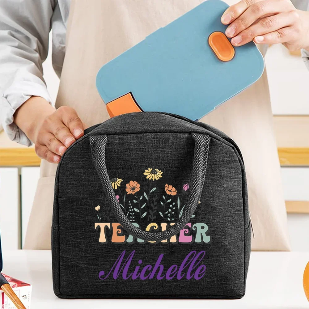 Customize Free Name Lunch Bag  - Food Storage Name 评论和价格