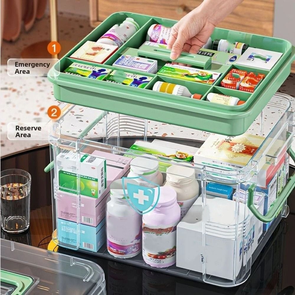 Durable Double Layers Pill Sto - Food Storage Emergency 评论和价格