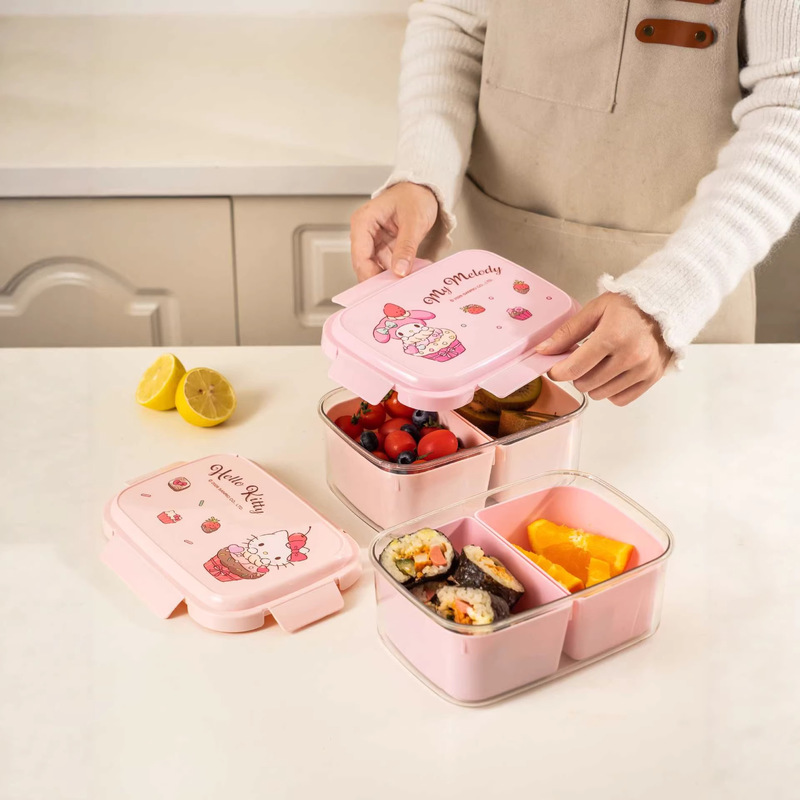 Hello Kitty Kuromi Food Storag - Food Storage With Dividers 评论和价格