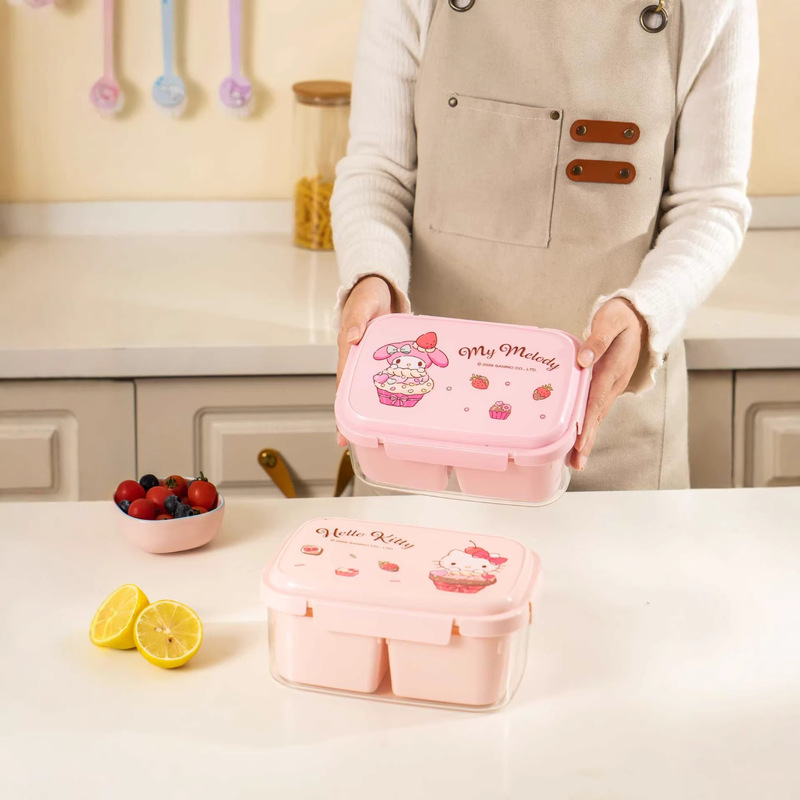 Hello Kitty Kuromi Food Storag - Food Storage With Dividers 评论和价格