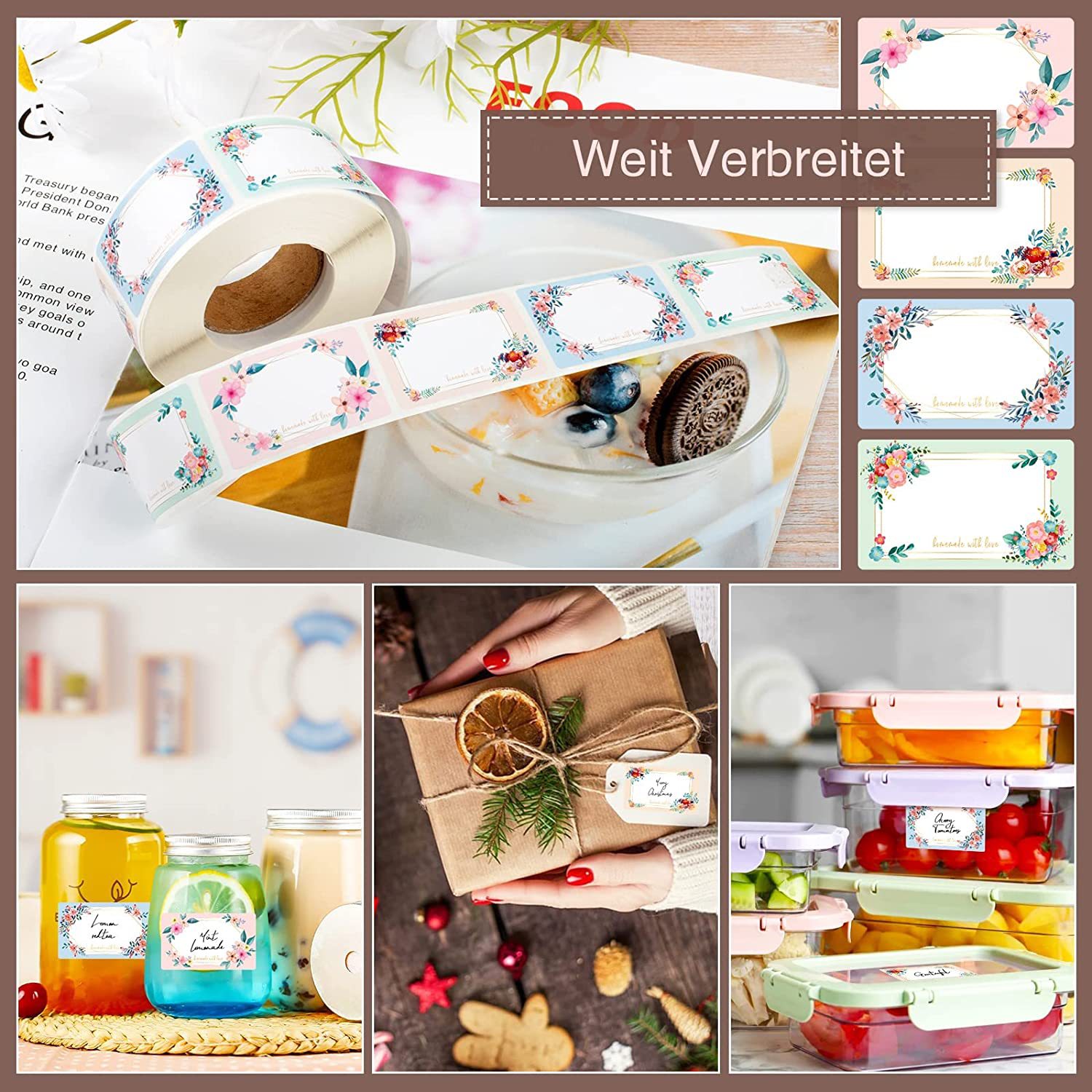 50/100/250PCS Sunflowers Packa - Food Storage Name 评论和价格