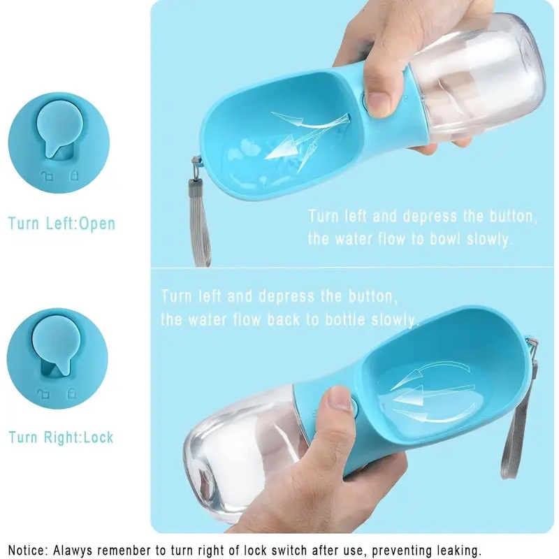 Dog Water Bottle with Food Con - Food Storage Necessities 评论和价格