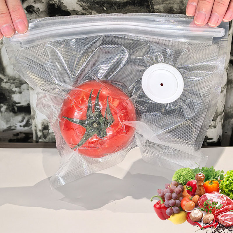 Upgraded Version vacuum food s - Food Storage Zipper Bags 评论和价格
