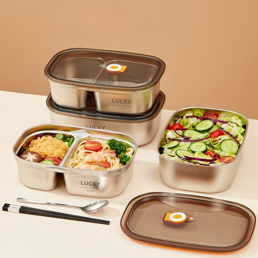 Portable 304 Stainless Steel B - Food Storage Box Large 评论和价格