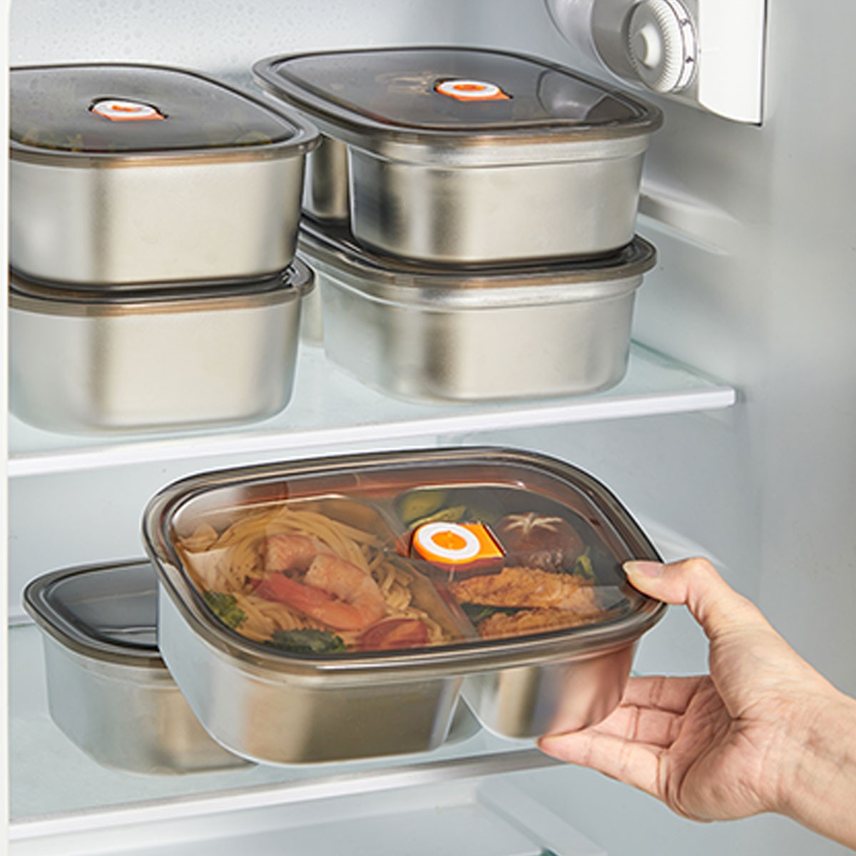 Portable 304 Stainless Steel B - Food Storage Box Large 评论和价格