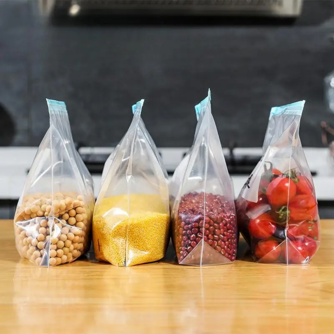 60pcs Reusable Fridge Fresh Ba - Food Storage Zipper Bags 评论和价格