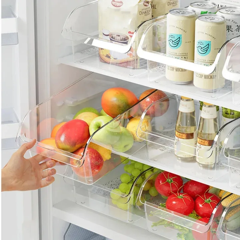 yes1/2pcs Fridge Organizer Ref - Food Storage In Cabinets 评论和价格