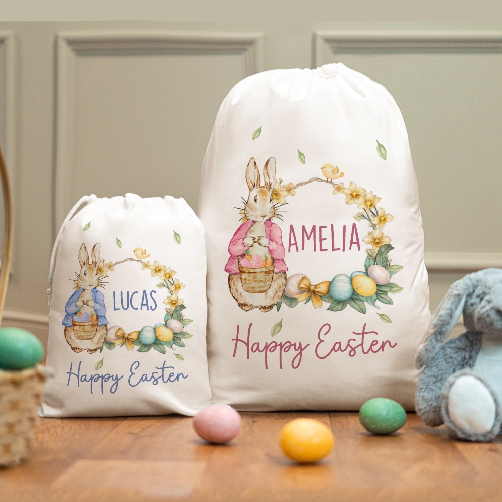 Custom Name Happy Easter Bunny - Food Storage Name 评论和价格