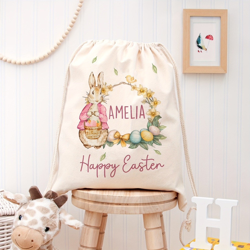 Custom Name Happy Easter Bunny - Food Storage Name 评论和价格