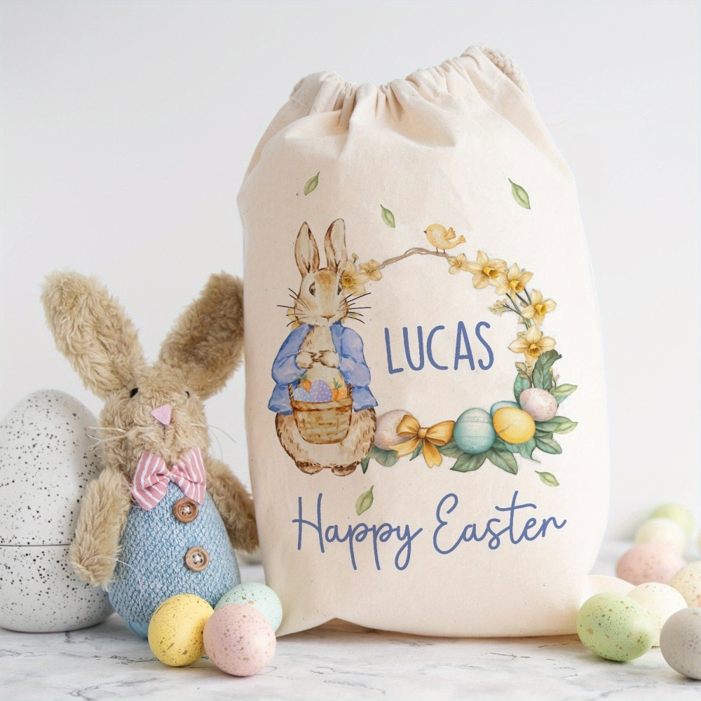 Custom Name Happy Easter Bunny - Food Storage Name 评论和价格