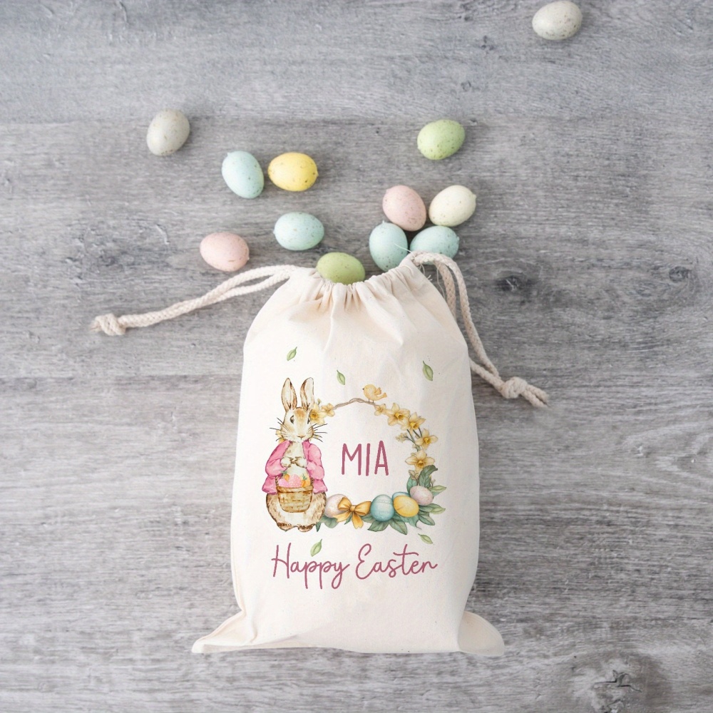 Custom Name Happy Easter Bunny - Food Storage Name 评论和价格