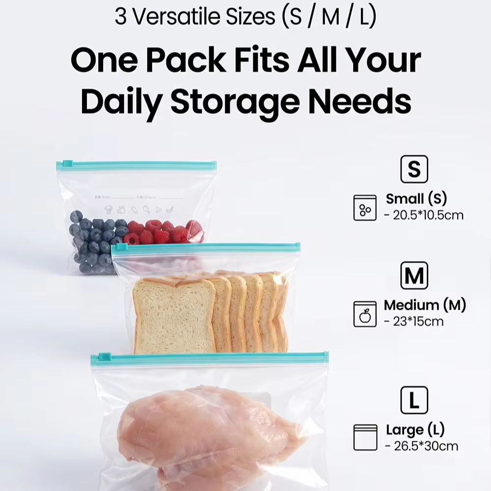 Zip Lock Food Storage Bags Thi - Food Storage Zipper Bags 评论和价格