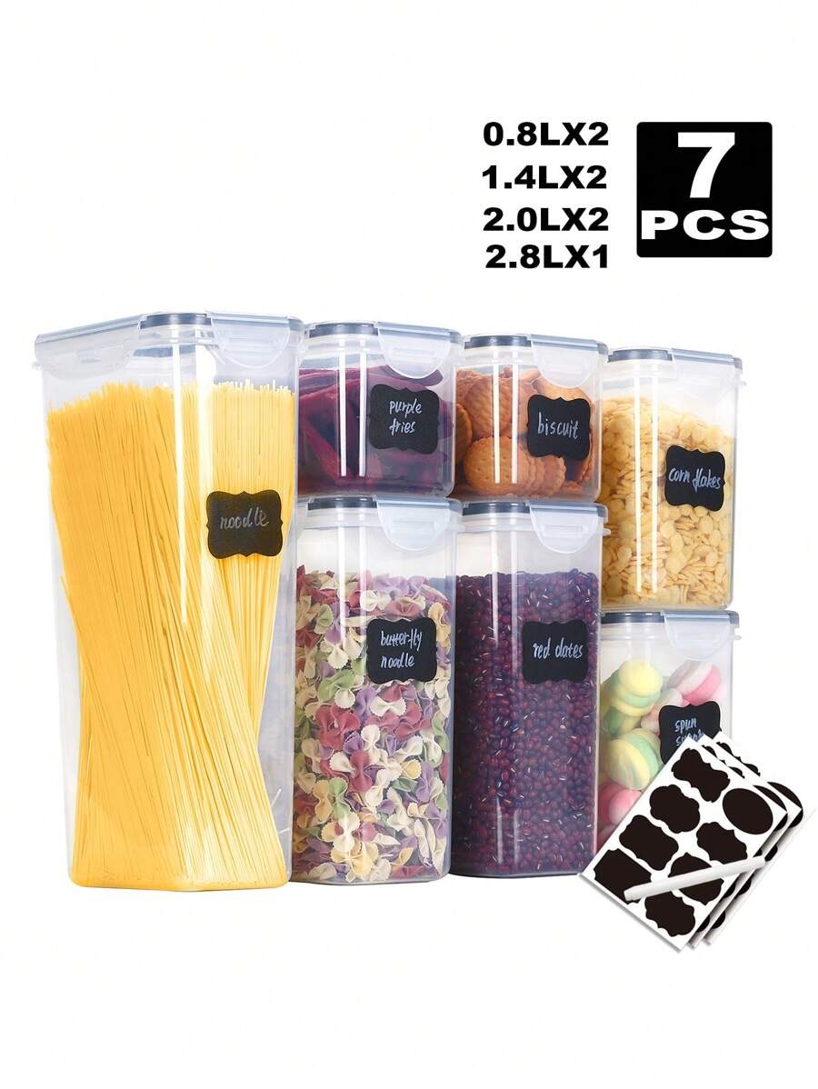 1/3/5/7pcs Food Storage Jars R - Food Storage Jar Labels 评论和价格