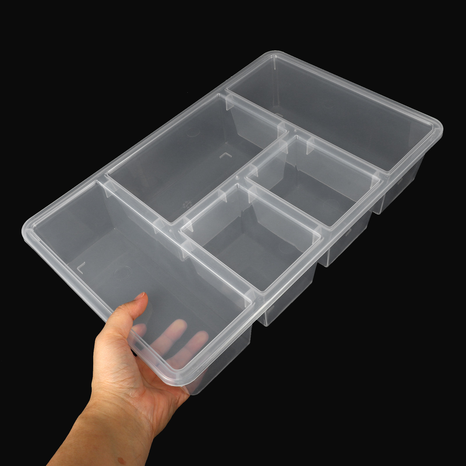 5 Compartment Veggie Tray Food - Food Storage With Dividers 评论和价格