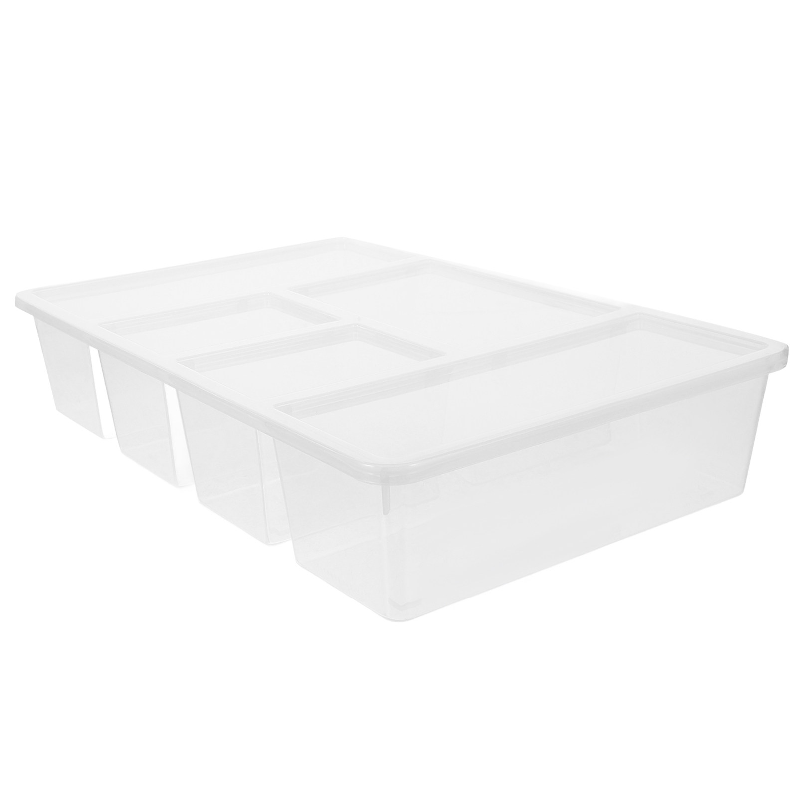 5 Compartment Veggie Tray Food - Food Storage With Dividers 评论和价格