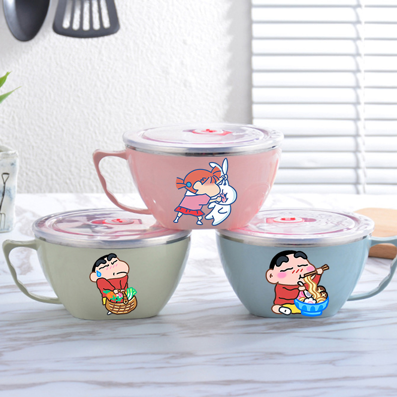 Crayon Shin-chan Noodle Bowl L - Food Storage Box Large 评论和价格