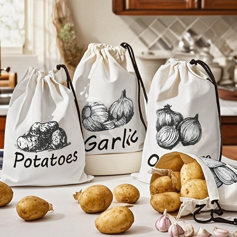 Potato Onion Garlic Pattern St - Food Storage Zipper Bags 评论和价格