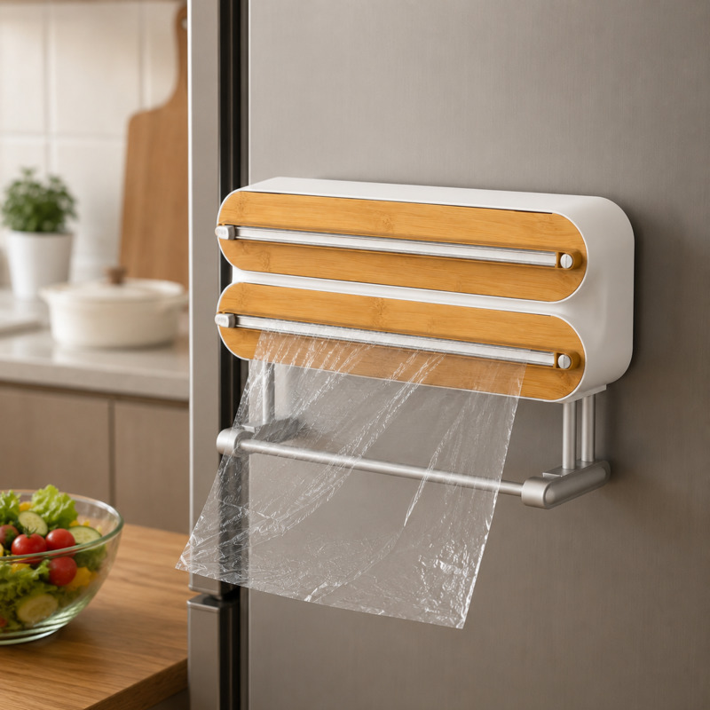 Magnetic Food Wrap Cutter Disp - Food Storage With Dividers 评论和价格