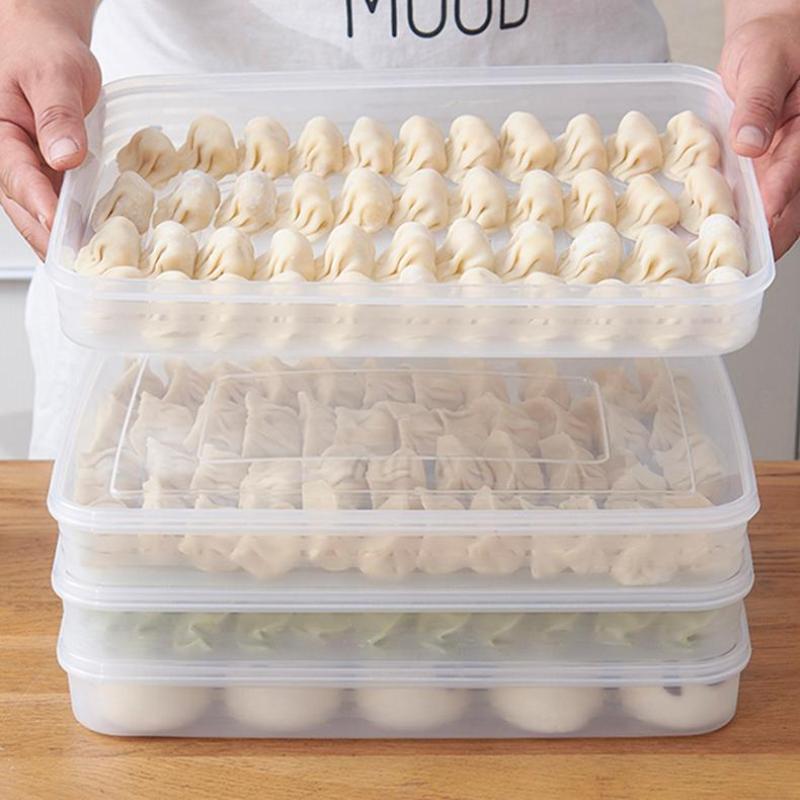 New·Kitchen Storage Box Refrig - Food Storage With Dividers 评论和价格