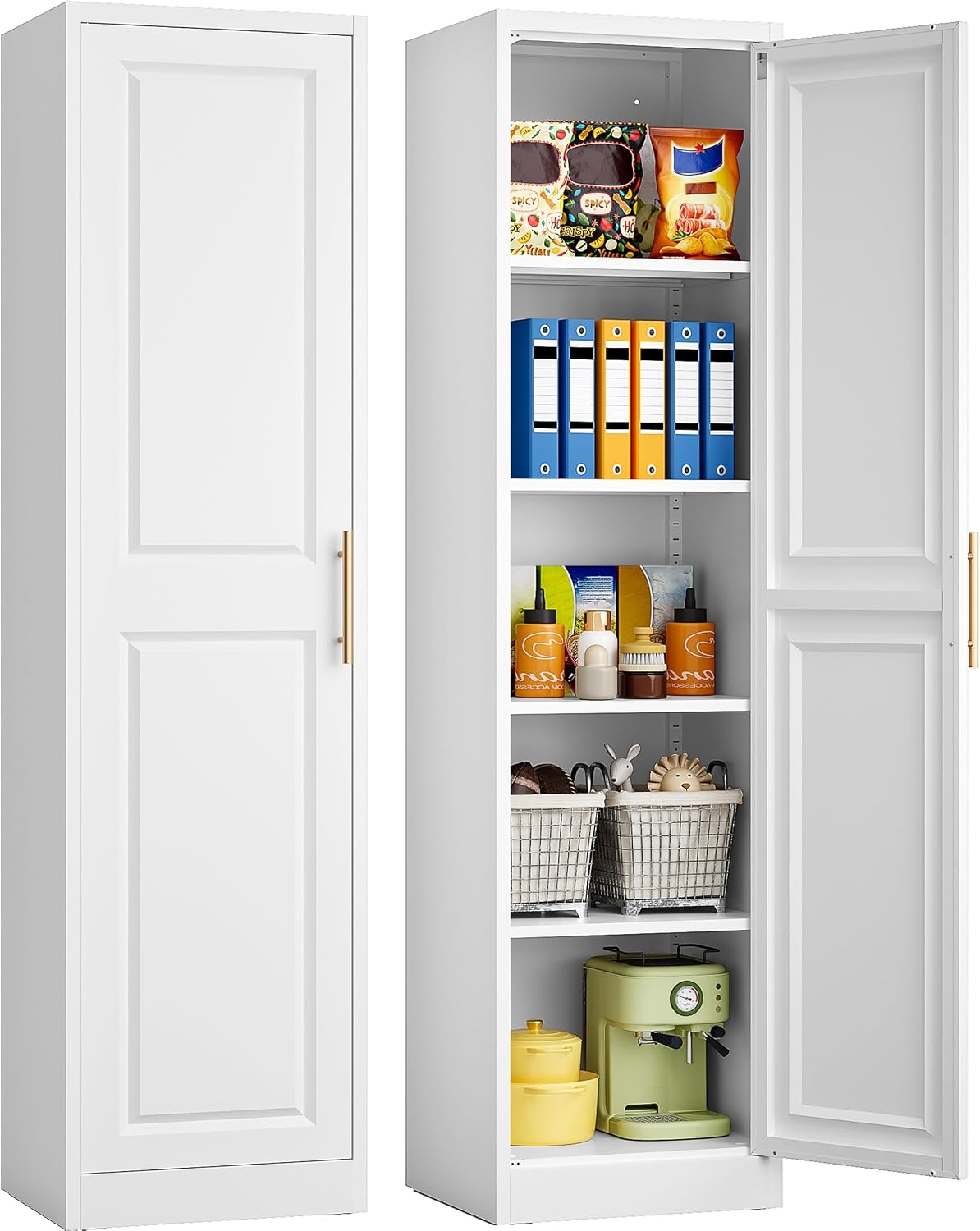 Tall Narrow Storage Cabinet Wi - Food Storage Box Large 评论和价格