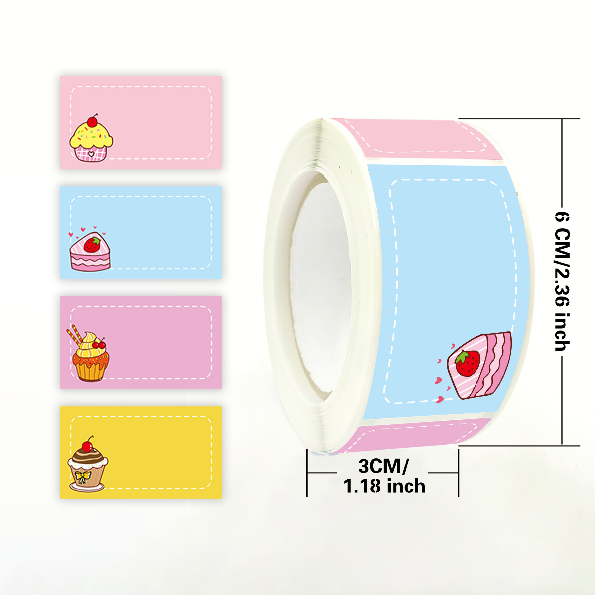 250pcs/roll Cartoon Name Stick - Food Storage Name 评论和价格