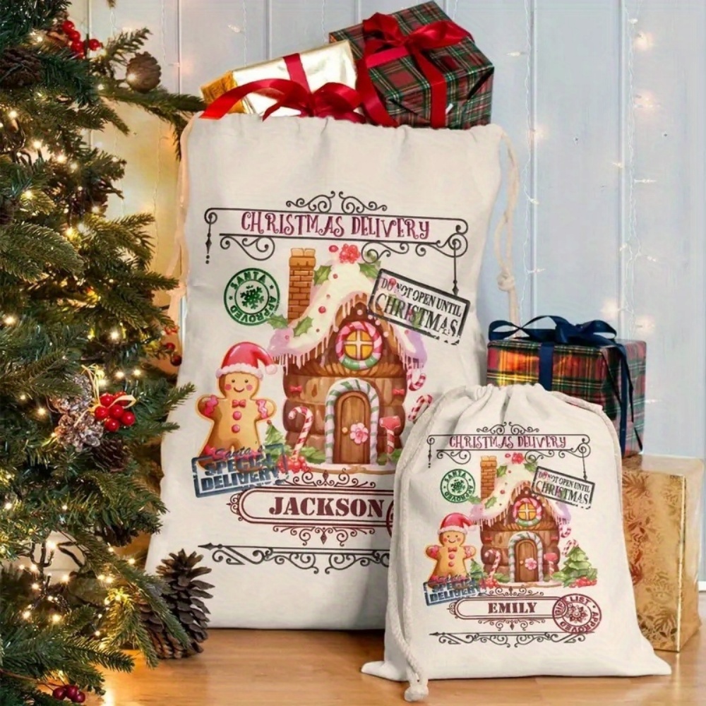 Custom Name Festive Gingerbrea - Food Storage Name 评论和价格