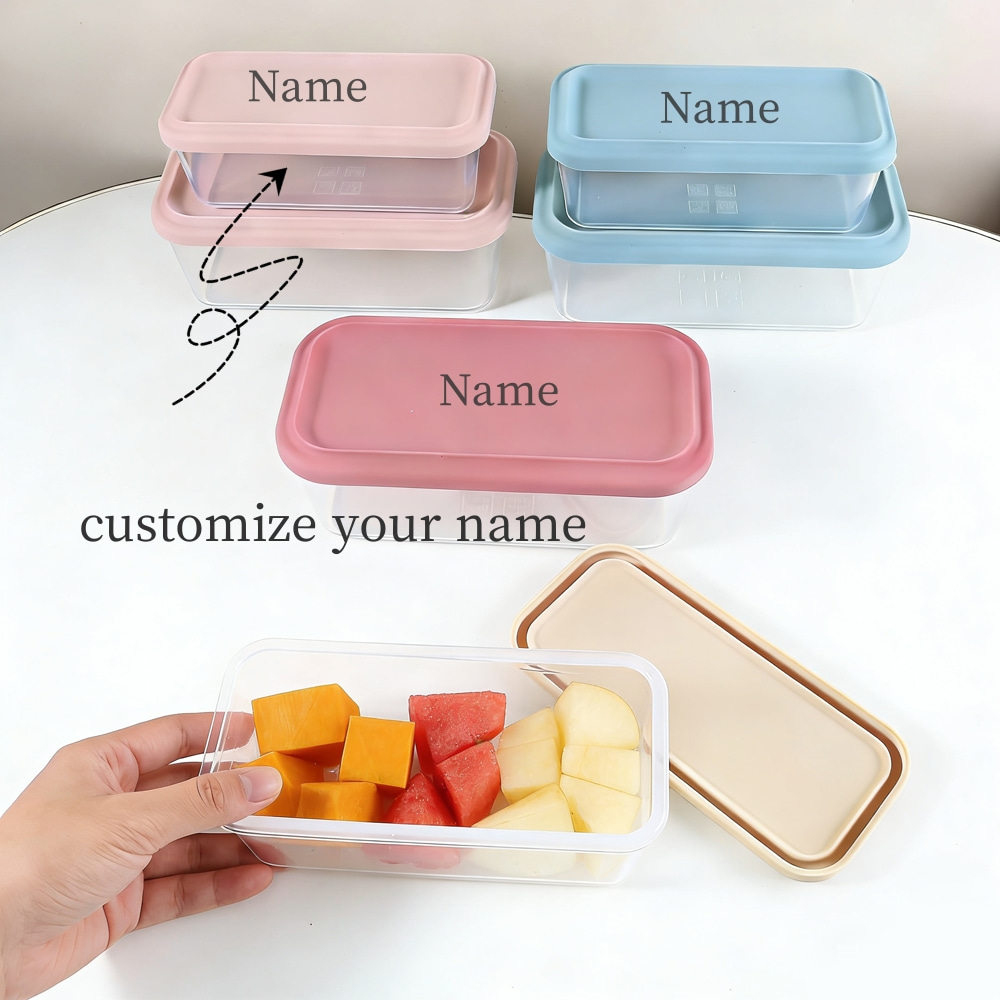 500ml 900ml Personalized name  - Food Storage Name 评论和价格