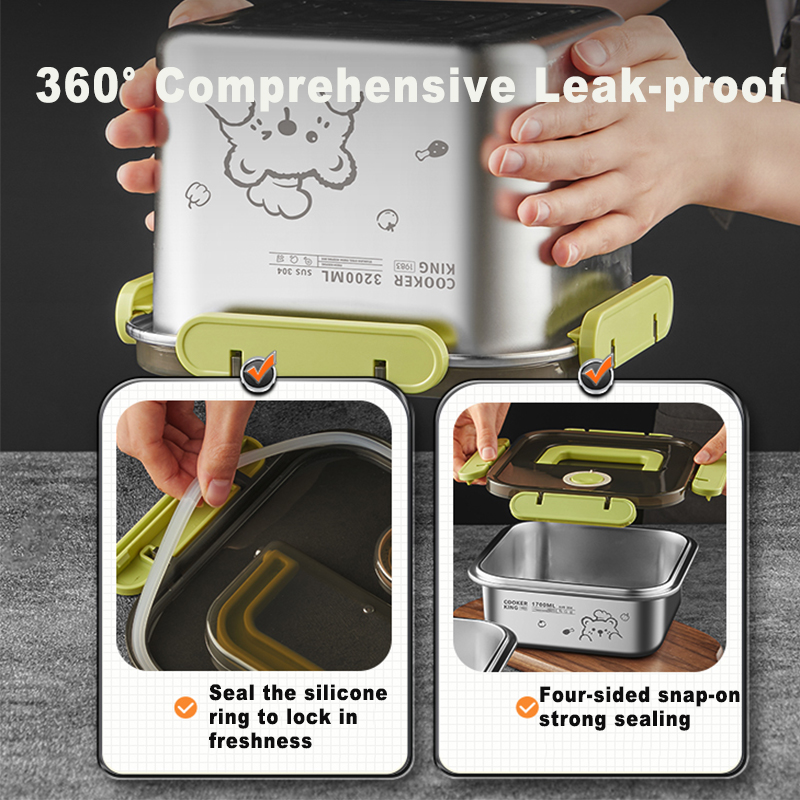 COOKER KING 420ml-6200ml Large - Food Storage Box Large 评论和价格