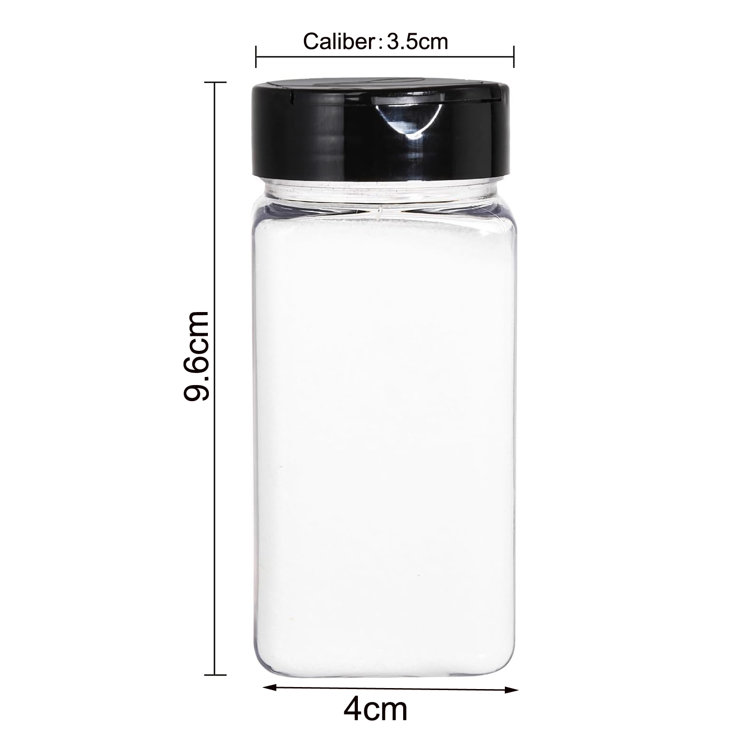 Square Large Plastic Spice Jar - Food Storage Box Large 评论和价格