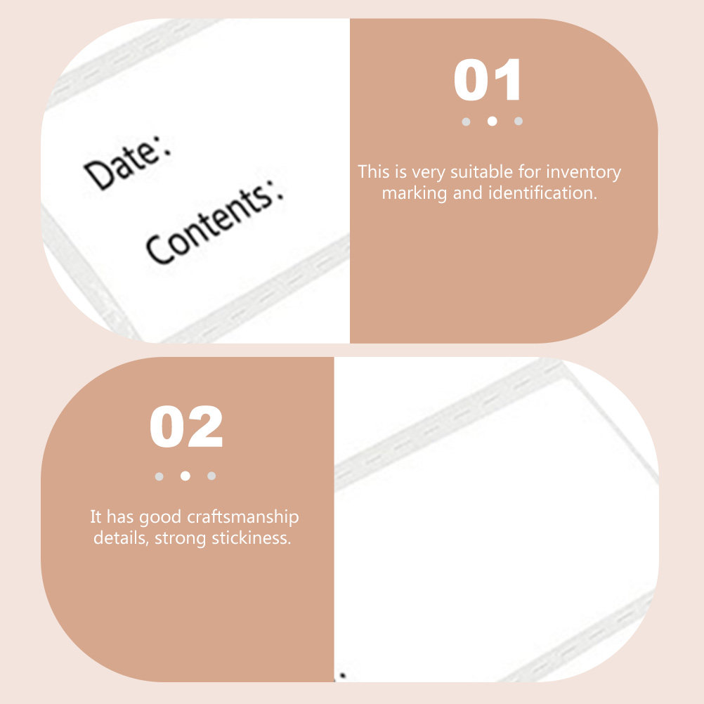 1 Roll Professional Food Label - Food Storage Jar Labels 评论和价格