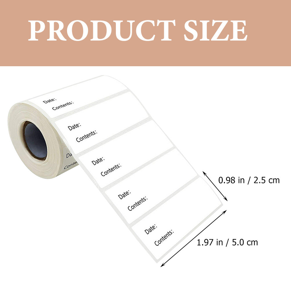 1 Roll Professional Food Label - Food Storage Jar Labels 评论和价格