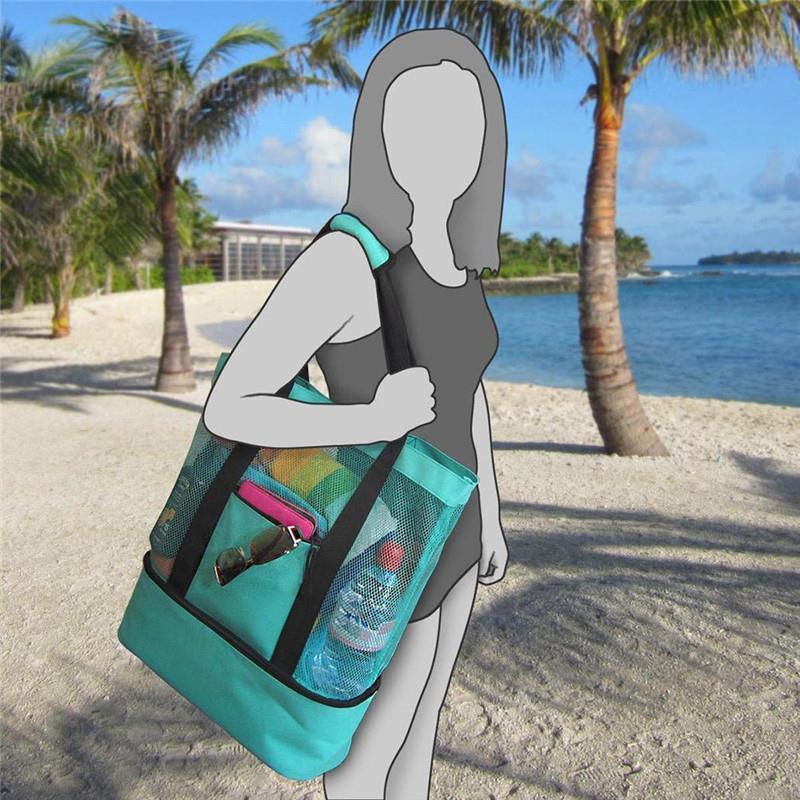 Waterproof Large Mesh Beach Co - Food Storage In Cooler 评论和价格